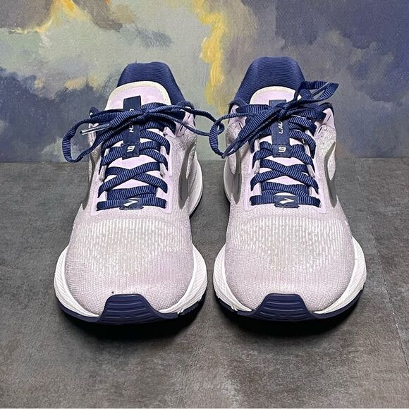 Brooks Launch 9 1203731B588 Lilac & Silver Women's Running Shoes Size 6.5B - Picture 4 of 16